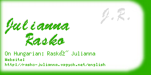 julianna rasko business card